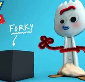 Forky ToyArt en C4D